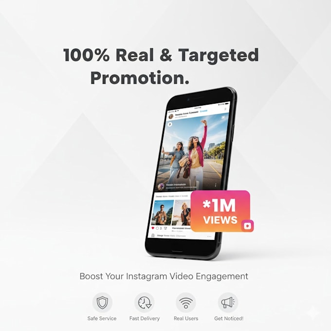boost your instagram video views, no login details required