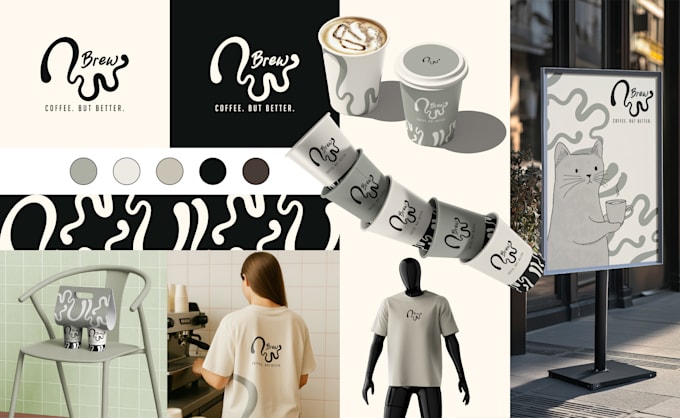 design a creative logo and brand identity guidelines