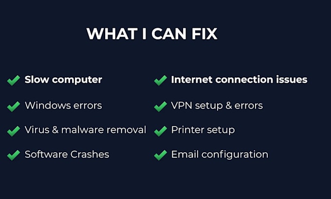 fix your computer or network remotely