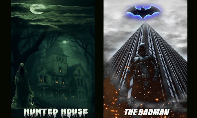 design a professional movie poster for you