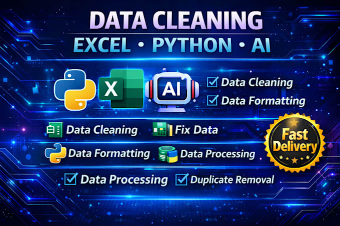 clean, format, organize messy excel or CSV data cleaning and data cleansing