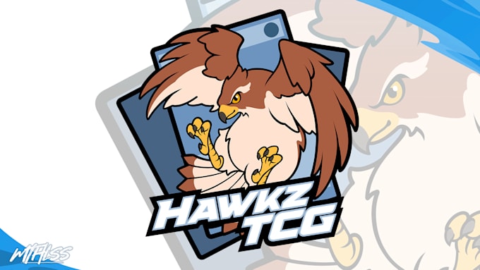 create badass logo for pokemon tcg shop or tabletop game