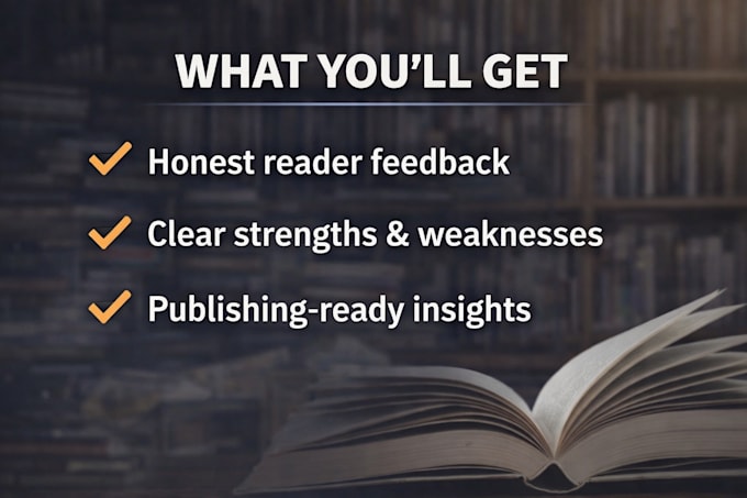 beta read your book and provide in depth reader feedback