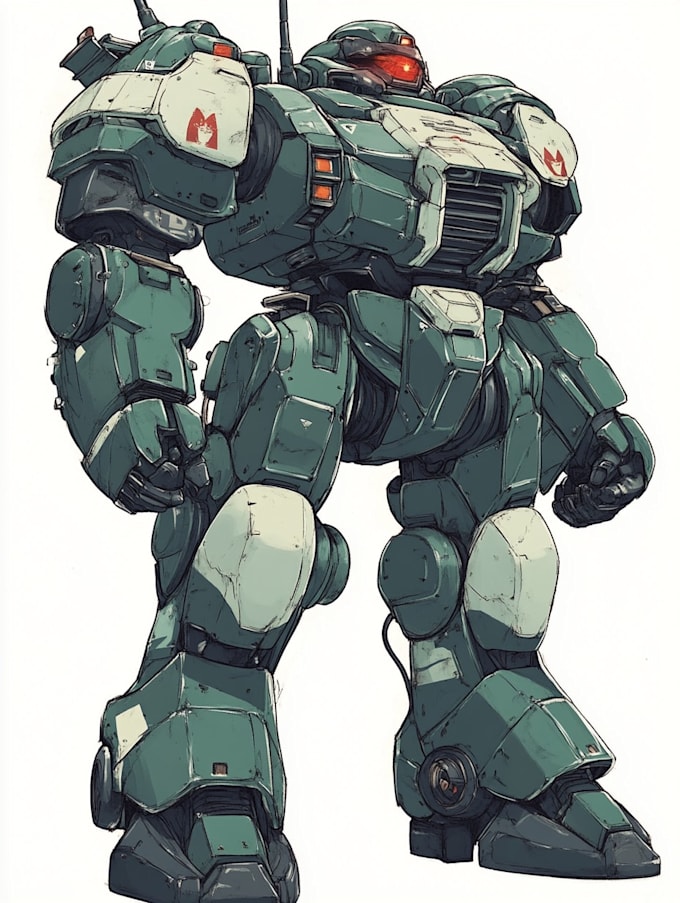 do a cool logo cyberpunk or mecha futuristic