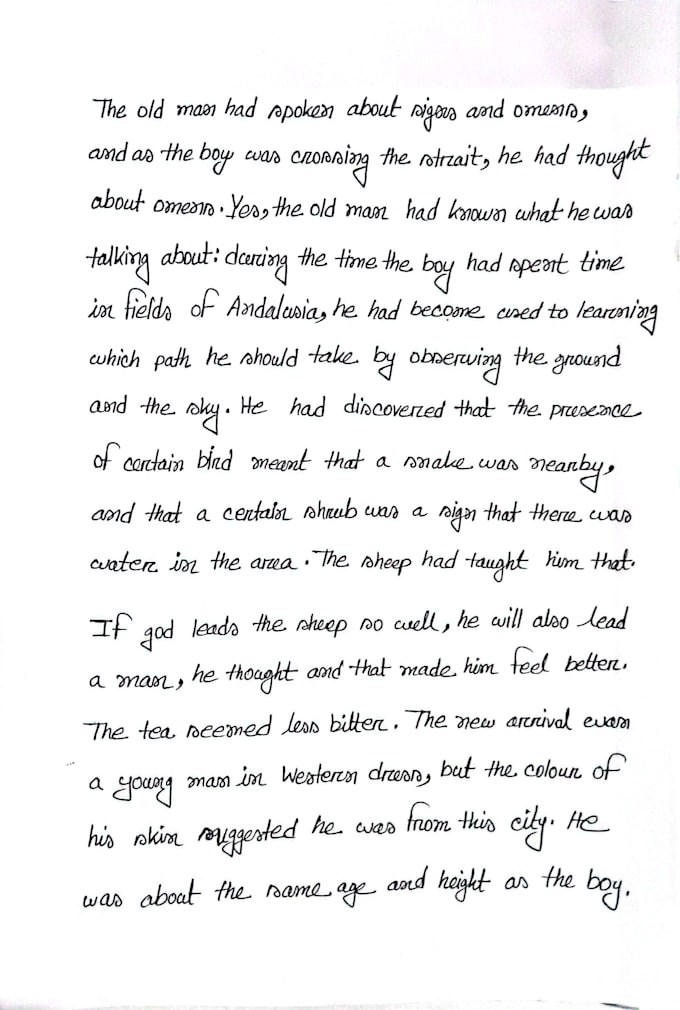 write anything with my beautiful hand writing