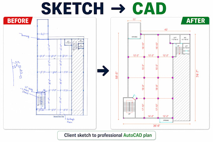 design professional retail store layout in autocad 2d