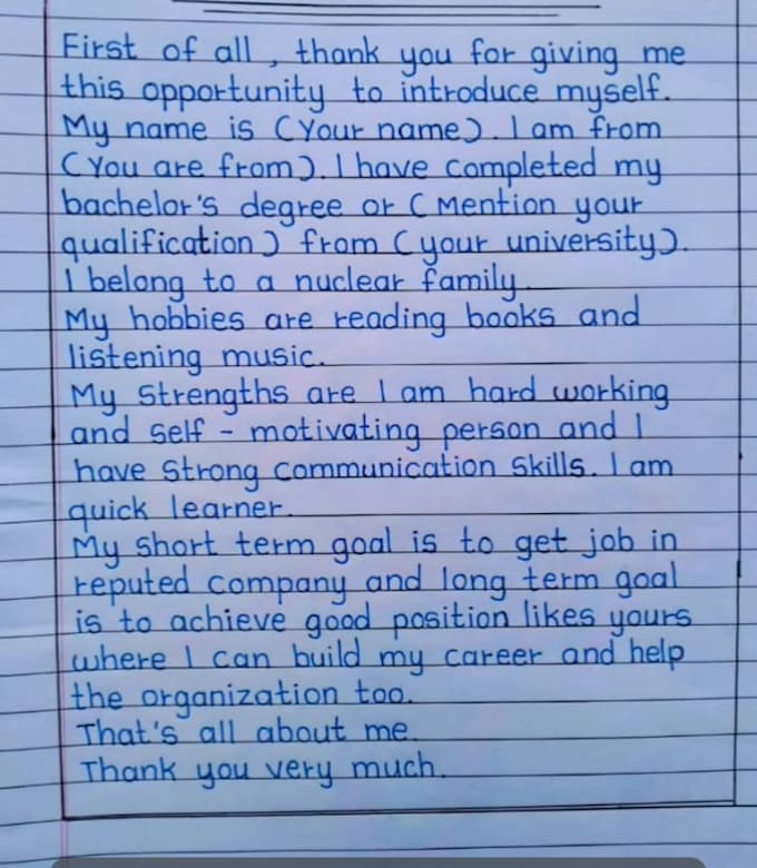 write anything with my beautiful handwriting