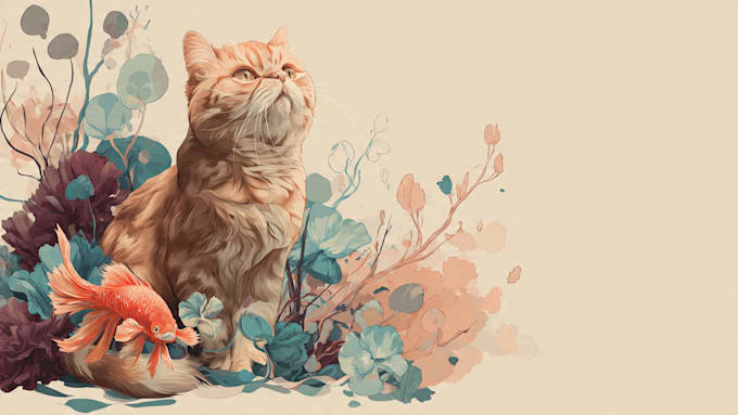 create animal and pet illustration