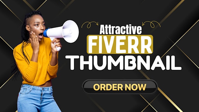 design a professional fiver gig image thumbnail