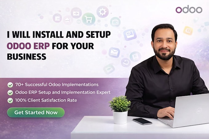 customize odoo, develop odoo modules, and integrate apis