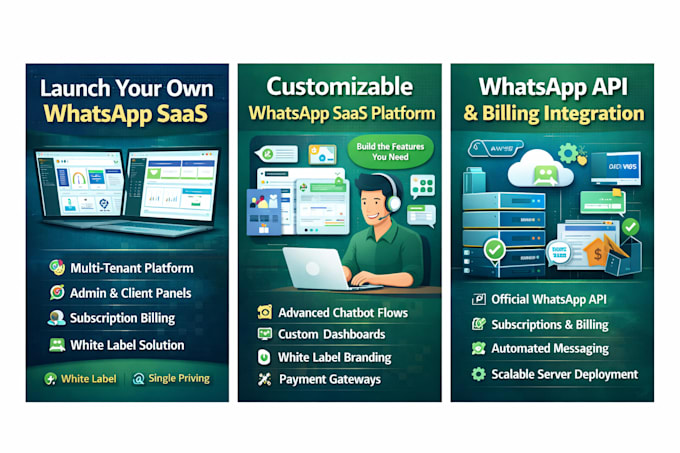 create a scalable whatsapp marketing saas CRM platform