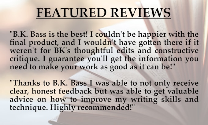 provide a developmental edit and detailed analysis for your manuscript
