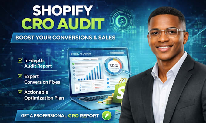 do shopify cro audit to fix low sales and boost conversions