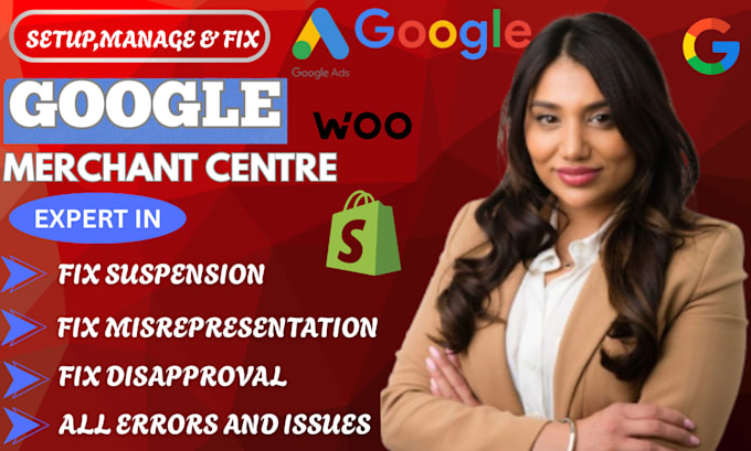 fix google merchant center misrepresentation, suspension and feed error issues