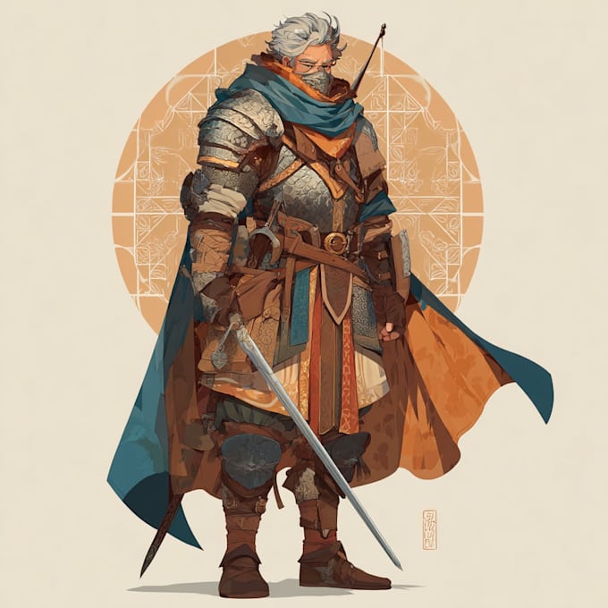 draw your dnd group party illustration