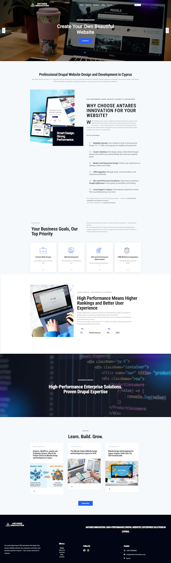 build, update or migrate your drupal 10 or 11 website