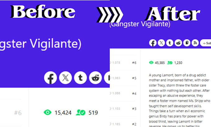 promote your webtoon, webcomic, or manga on tapas, voyceme