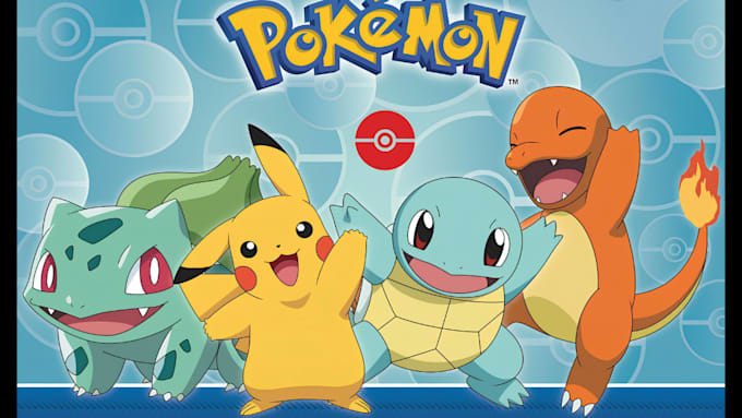 create custom pokémon,fakemon logo, pokemon branding card style artwork