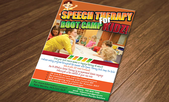 design digital flyer for print use