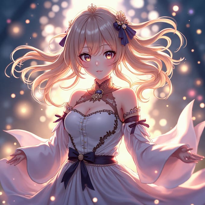 draw beautiful anime art illustration
