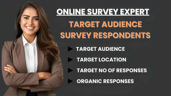 create structured online survey form and questionnaire for research purpose