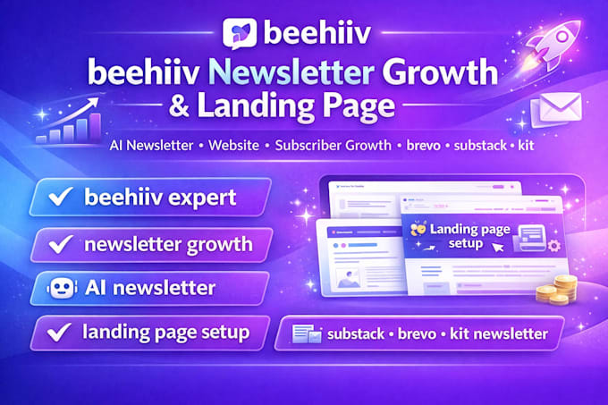 setup beehiiv substack newsletter design beehive website beehiiv landing page