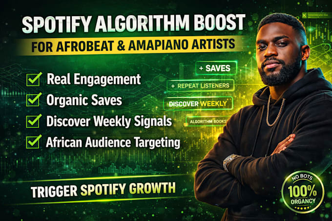 do spotify algorithm boost for afrobeat and amapiano artists