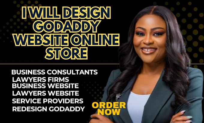 develop godaddy website, design godaddy website, redesign godaddy for ecommerce