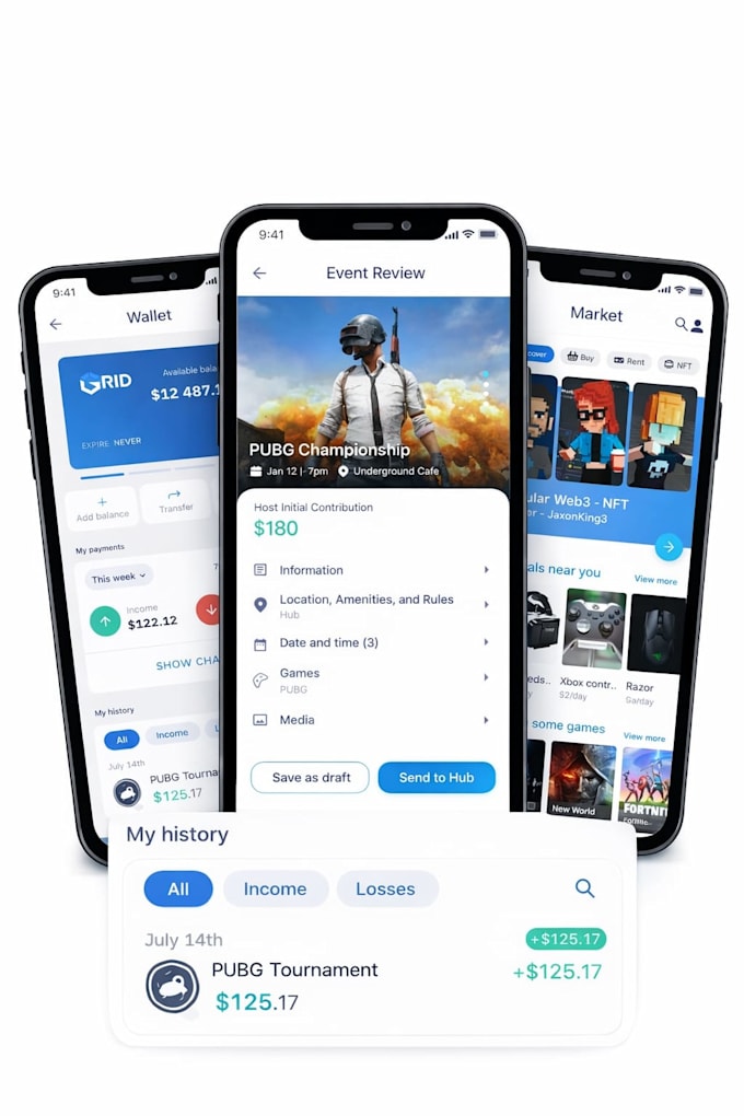 prototype your ideas into a clickable app to raise capital