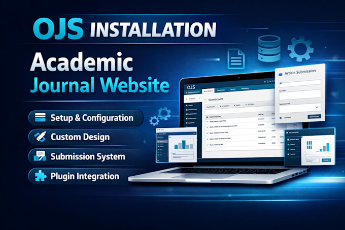 install and setup ojs for your academic journal website
