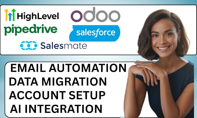 do data migration on salesforce pipedrive odoo crm salesmeet highlevel