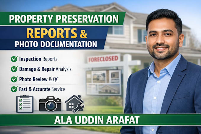 provide professional property preservation inspection report