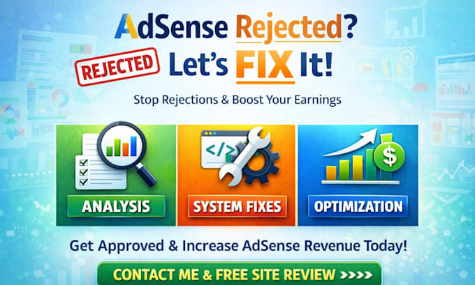fix google adsense rejection issues and review your website for adsense approval