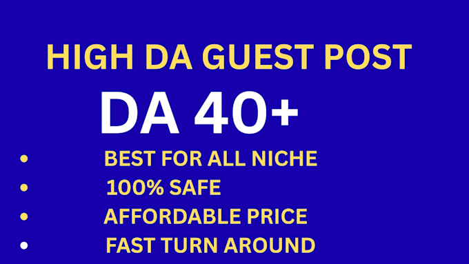 publish guest post on high authority websites