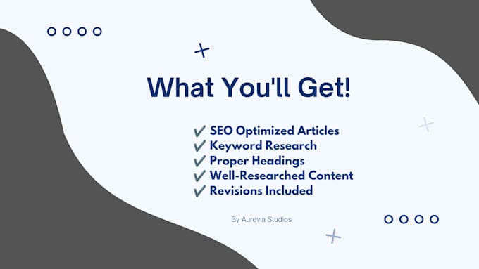 write SEO blog articles