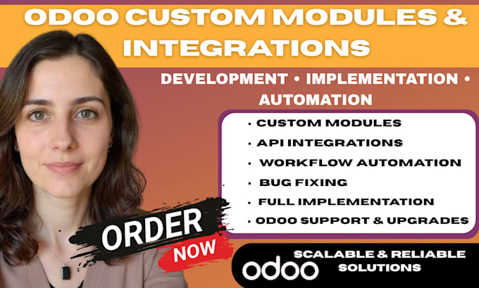 develop customize odoo modules implementation website designing
