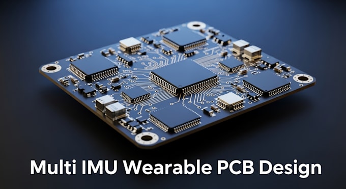 develop multi imu wearable pcb with ble, sensor fusion and motion tracking