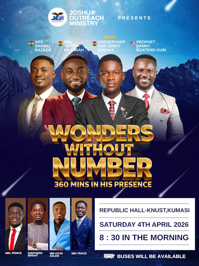 design eye catching church flyers etc