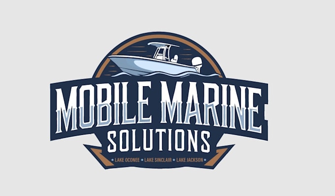create a custom boat and marine logo design