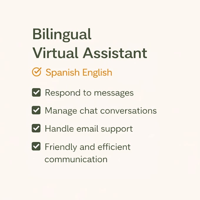 be your bilingual assistant for chat and email support