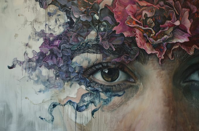 draw digital oil painting