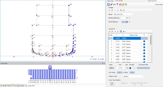 perform marine structural analysis and excel python calculations