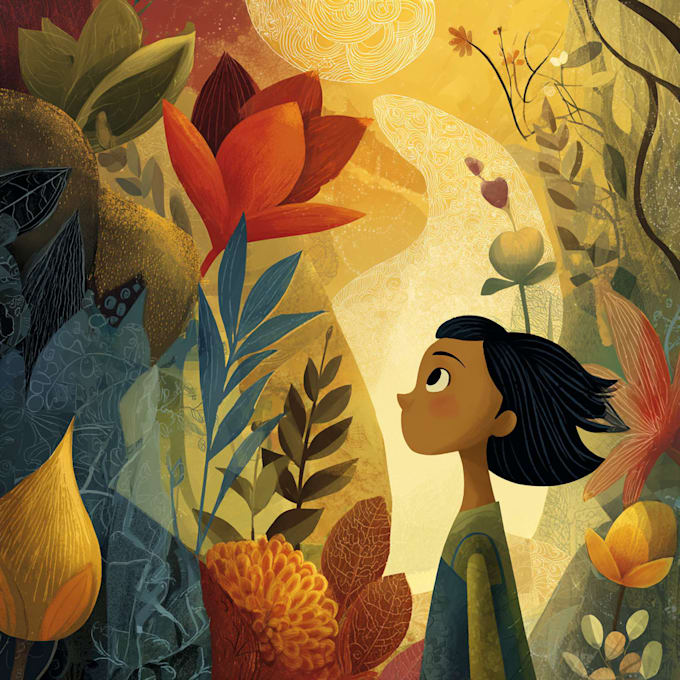 design faith based children book bible illustrations