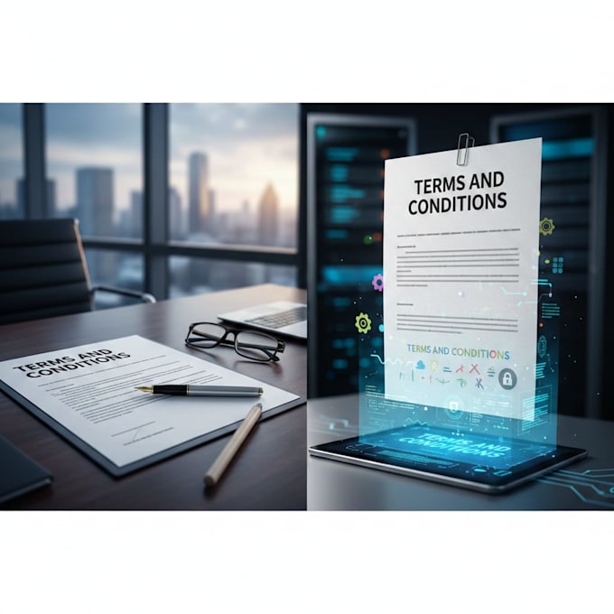write professional website terms and conditions and legal