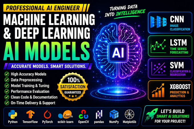 develop machine learning and deep learning ai models