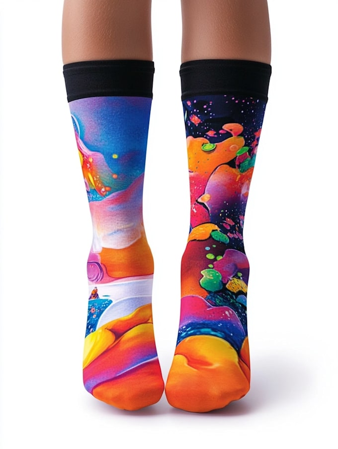 unique socks design and custom socks design