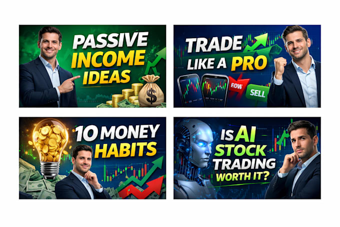 create high CTR finance youtube thumbnails