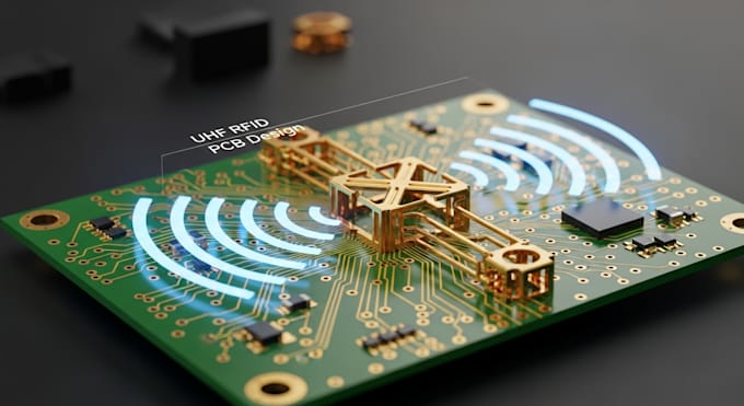 design high performance uhf rfid pcb with rf circuit and antenna