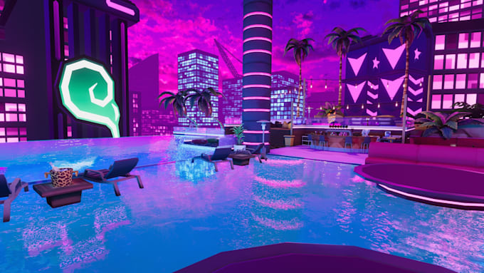 build custom vrchat world, interactive 3d environment, metaverse world, meta vr