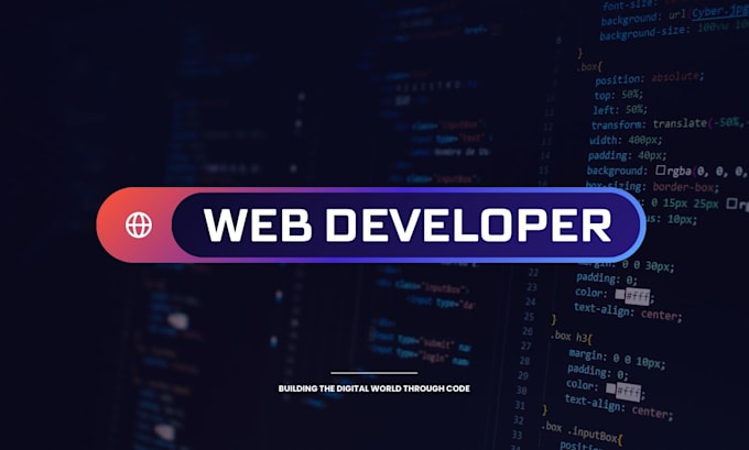 be full stack web developer for website development, backend frontend developer